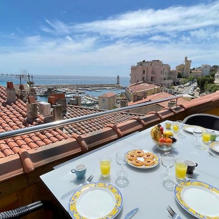 La Perle De Cassis - Terrace With Sea View Apartment Bagian luar foto